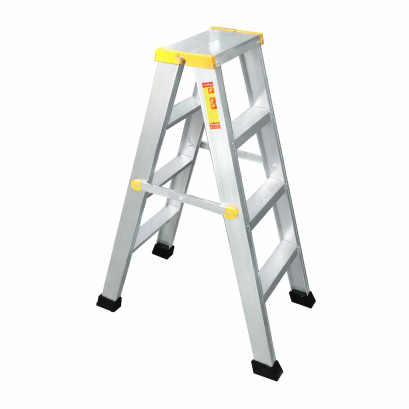 บันไดอลูมิเนียม2ทางขึ้น4ขั้น บันไดช่าง บันไดขึ้น2ทาง Happy Move 52192