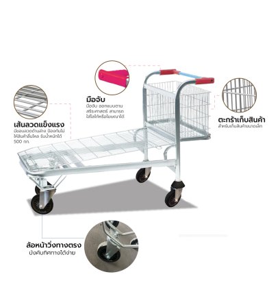รถเข็นช้อปปิ้งแบบ makro