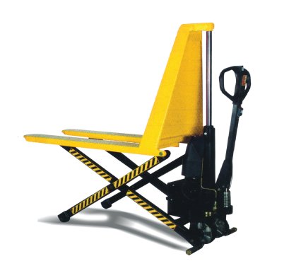 รถยกปรับระดับแบบงาแคบ 1500กก.รถยกไฟฟ้า Electronic SCISSOR LIFT PALLET รถยกไฮดรอลิกไฟฟ้า Happy Move
