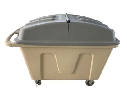 รถเข็นผ้าเปียกพร้อมฝาปิด รถเข็นอเนกประสงค์ รถเข็นถัง รถเข็นแยกขยะ รถเข็นของ รถเข็นถังพลาสติก 350-525กก HORECAT