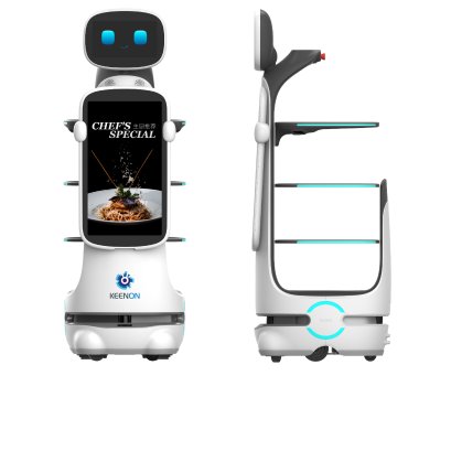 Robotหุ่นยนต์เสิร์ฟและโฆษณาอัจฉริยะ รุ่น T10