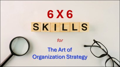 6 X 6 Skill Sets for The Art of Organization Strategy