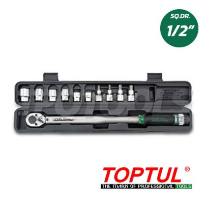 GAAI1102 ชุดประแจปอนด์เปลี่ยนหัวได้ SQ.1/2" 11 ตัวชุด 1/2"SQ.DRIVE TORQUE WRENCH SET 11 PCS /SET