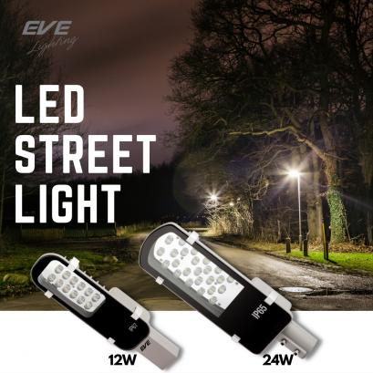 LED Street Light Mini  โคมถนนแอลอีดี ติดริวรั้ว กำแพง  รุ่น มินิ ขนาด 12 และ 24 วัตต์ โคมแอลอีดี โคมประหยัดไฟ แอลอีดี