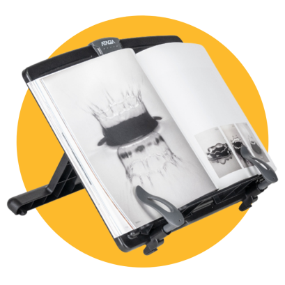 3 In 1 Book Stand - Black