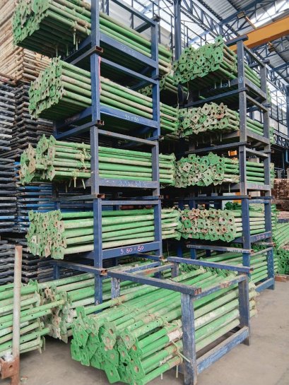 เสา(ป๊อป)ค้ำยัน มือสอง(สภาพดี) สีเขียว ขนาด 3.5 m.(หนาพิเศษ)