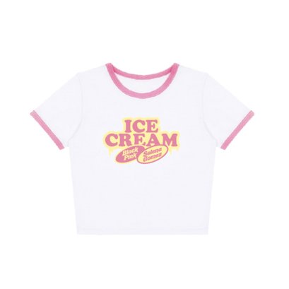 [ICECREAM] BLACKPINK CROPPED T-SHIRTS