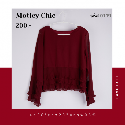 เสื้อผ้ามือสอง แบรนด์ Motley Chic รหัส 0119