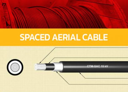 สายไฟ CTW-SAC 15 - 35 kV  Spaced aerial cable