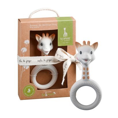 ยางกัดห่วงโซฟี แบบมีที่จับวงกลม Teething Ring So&#039;Pure