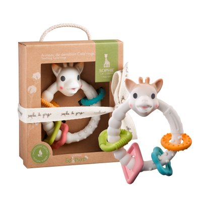 ยางกัดห่วงเขย่า แบบนิ่ม Teething Colo&#039;rings So&#039;Pure