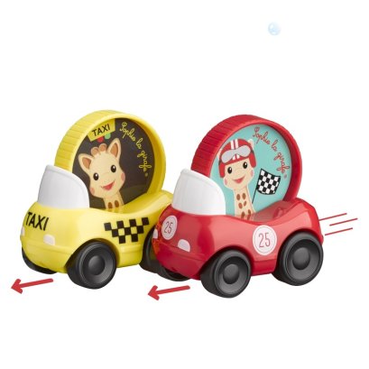 เซตรถโซฟี 2 คัน Set of 2 Vehicles Sophie La Girafe
