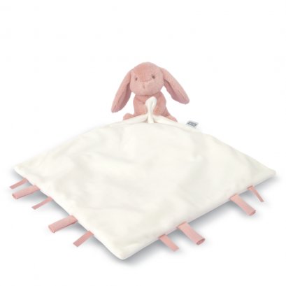 ผ้ากัดน่ากอด กระต่ายสีชมพู Pink Bunny Comforter