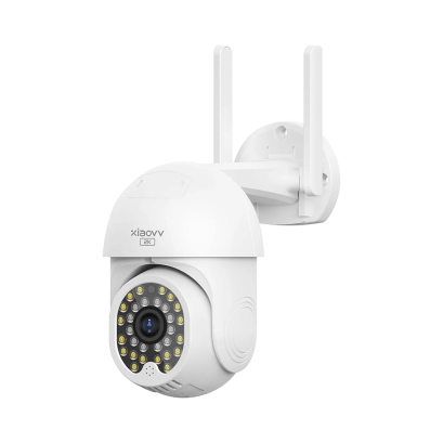 Xiaovv P12 2MP WiFi Outdoor Security Camera with Full-Color Night Vision