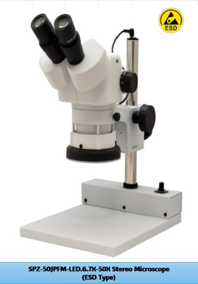 SPZ-50JPFM-LED.6.7X-50X Stereo Microscope(ESD Type)