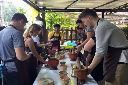 โรงเรียนสอนทำอาหาร เอเชียเซนิคไทยคุ้กกิ้งสคูล Asia Scenic Thai cooking School (ตัวเมือง)