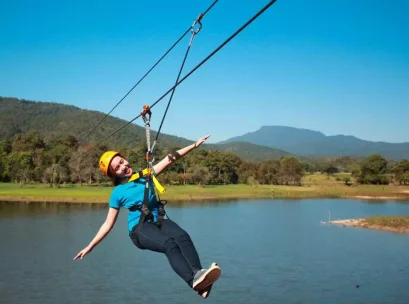 Zipline Adventure Round 2 ( Huay Tung Tao Lake )
