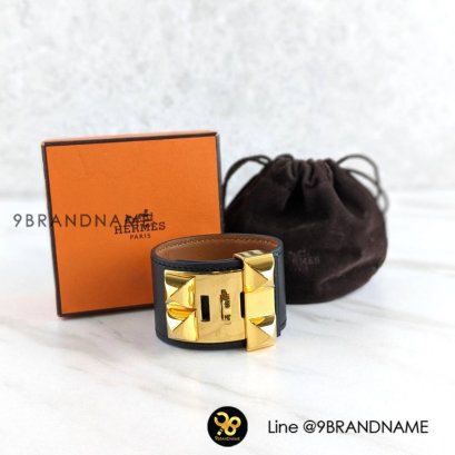 U​S​E​D H​E​R​M​E​S​ ข้อมือCDC​ สีดำ​ GHW​