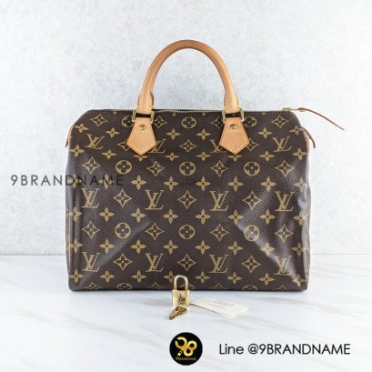 Louis Vuitton Beige Monogram Vernis Walker Bag - 9brandname