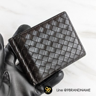 Bottega  Money Clip น้ำตาลช็อค