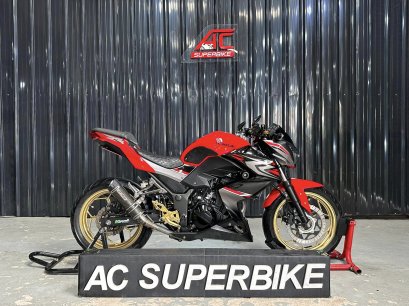 Z300 ABS สีแดงดำ ปี17