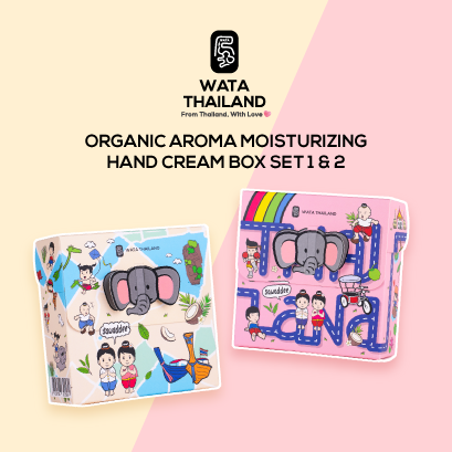 WATA ORGANIC AROMA MOISTURIZING HAND CREAM BOX SET 3 Pcs.
