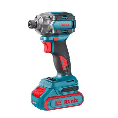 Ronix 8671 ไขควงกระแทกไร้สาย 20V  แรงบิด 230N.m. (พร้อมแบตเตอรี่และแท่นชาร์จ)