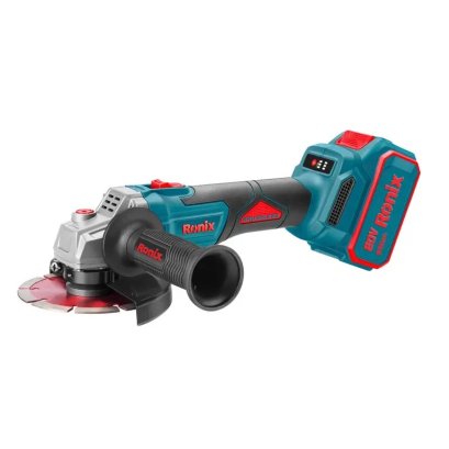 Ronix 8680 เครื่องเจียรไร้สาย 4''  20V ขนาด 100mm (พร้อมแบตเตอรี่และแท่นชาร์จ)