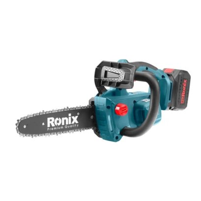 Ronix 8651 เลื่อยโซ่ยนต์ไร้สาย 10'' 20V (พร้อมแบตเตอรี่และแท่นชาร์จ)