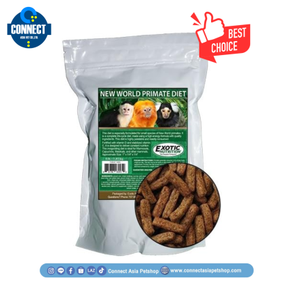 Exotic Nutrition - NEW WORLD PRIMATE 4 LB. อาหารลิงทุกสายพันธุ์ {สินค้าพร้อมส่ง}
