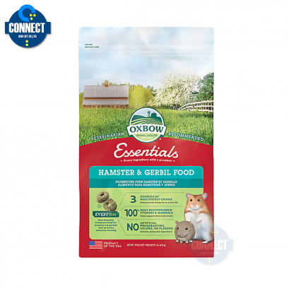 Oxbow - Essentials – Hamster & Gerbil Food ขนาดถุง 0.5 กิโลกรัม.