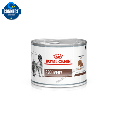 Royal Canin RECOVERY สุนัขและแมวป่วยระยะพักฟื้น  ขนาดกระป๋อง  195 กรัม