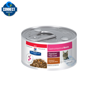 Hill&#039;s® Prescription Diet® Gastrointestinal Biome Feline Chicken &amp; Vegetable Stew อาหารกระป๋อง ขนาด 2.9oz.