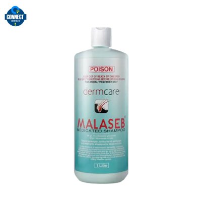 MALASEB SHAMPOO Medicated Shampoo(แชมพูสุนัขและแมวขจัดเชื้อแบคทีเรีย เชื้อรา และยีสต์) 1000 ml