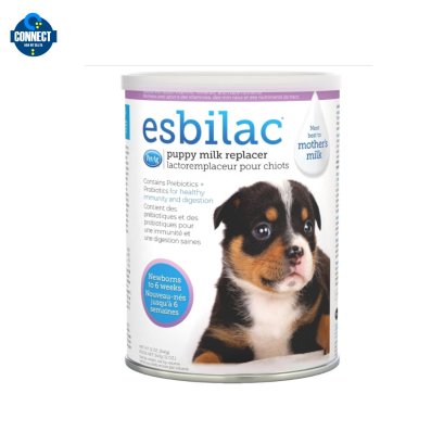 Esbilac powder for Puppy แอสบิแลค นมสำหรับสัตว์เลี้ยง ชนิดน้ำรูปแบบกระป๋อง ลูกสุนัข ขนาด 11 oz.