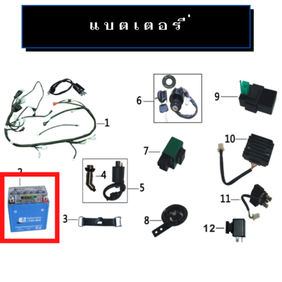 แบตเตอรี่ ATV