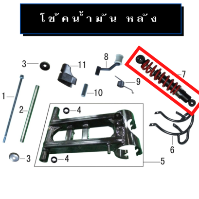 โช้คหลัง น้ำมัน