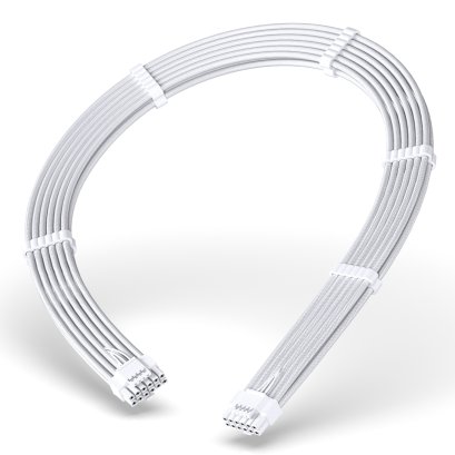 EZYDIY EZDPR192-5 16AWG 12VHPWR Male to Male PSU Cable-All White
