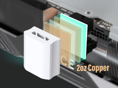 EZYDIY EZDPI189-14 12VHPWR 90&deg; Turn Alu Adapter RVS-White