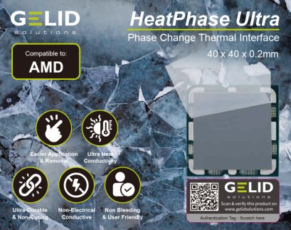 Gelid Solutions - Heatphase Ultrapad For AMD