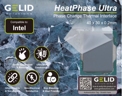 Gelid Solutions - Heatphase Ultrapad For Intel