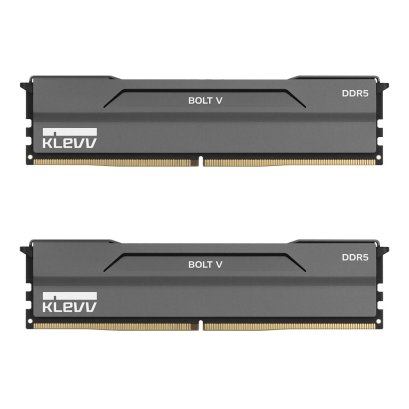 KLEVV BOLT V DDR5 Gaming OC Memory - 32GB (16GBx2) 6000MHZ CHARCOAL GREY