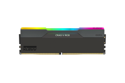 KLEVV CRAS V RGB DDR5 Gaming OC Memory - 32GB (16GBx2) 6400MHz CL30 Obsidian Black