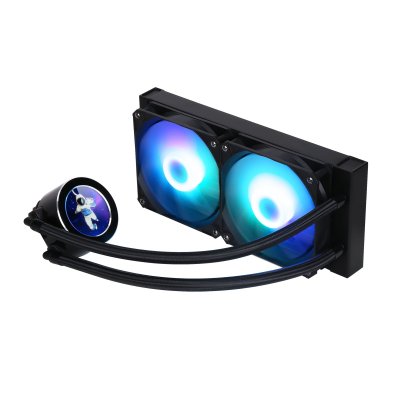  SAMA SM360 Black Adjustable Liquid Cooler LCD Display