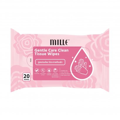 Gentle Care Clean Tissue Wiper 20 WIPES
