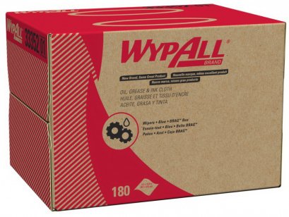 33352 WYPALL OIL/GREASE BRAG Box Blue Wipers