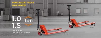 HAND PALLET TRUCK LOW PROFILE 1.0, 1.5 ton