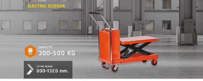 ELECTRIC SCISSOR LIFT TABLE 300-500 KG