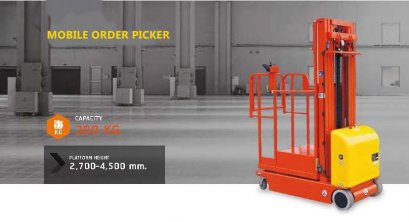 MOBILE ORDER PICKER 300 KG.