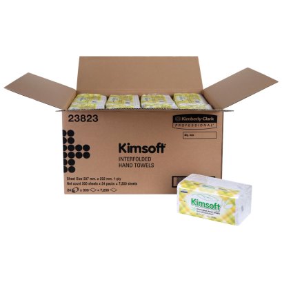 23823 KIMSOFT INTERFOLD HAND TOWEL